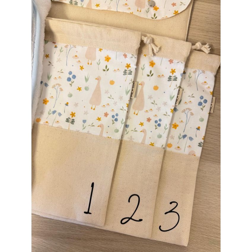 Conjunto 3 Sacos + Bolsa Envelope (2 Padrões)