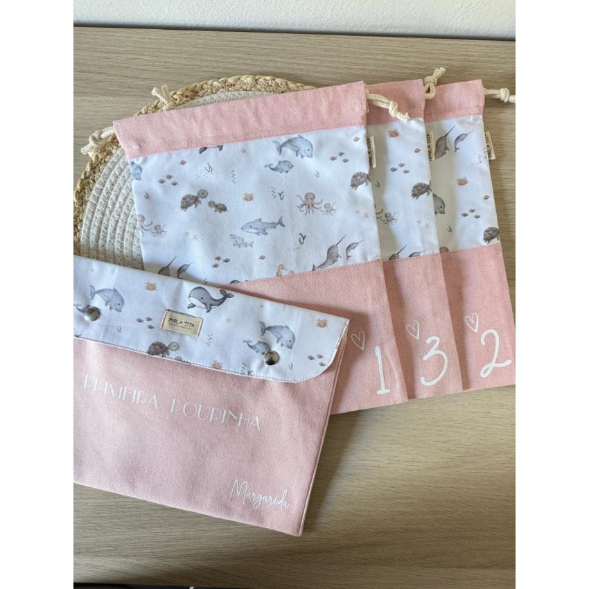 Conjunto 3 Sacos + Bolsa Envelope (2 Padrões)